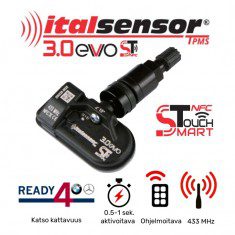 TPMS-Sensori kumivarrella.